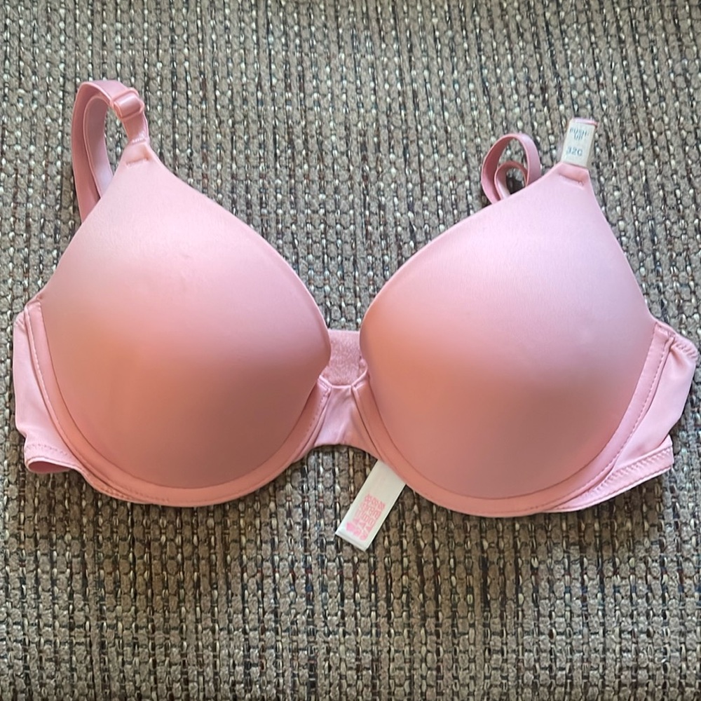 NWT PINK Brand 32c push up bra